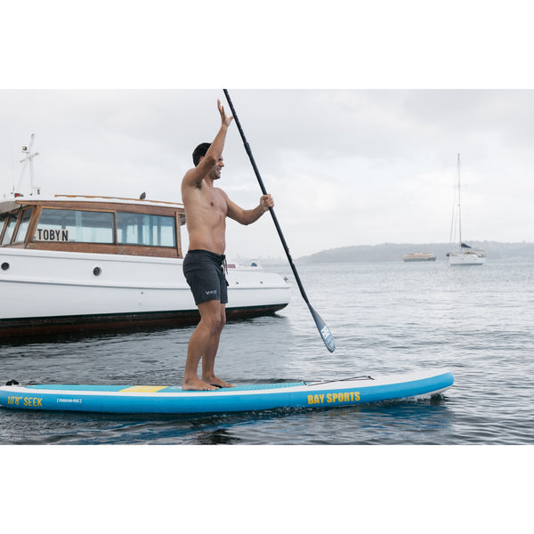 Man on 10'8 Seek SUP board