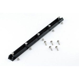 Track rail for fishing kayak