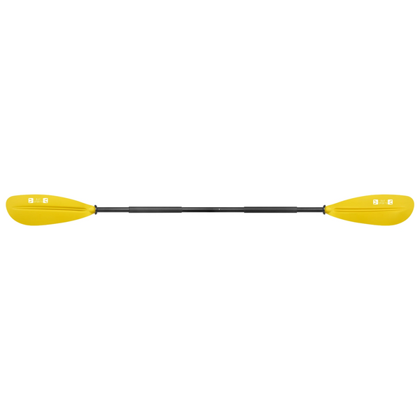 2-piece Fibreglass Blade Yellow with Aluminium Shaft Kayak Paddle 3