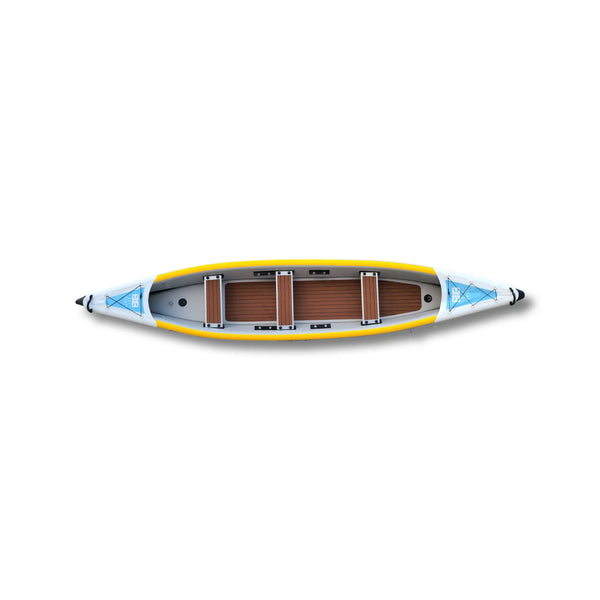 Air Canoe 488 - 4.88m 3-Seater Inflatable Canoe Bay Sports