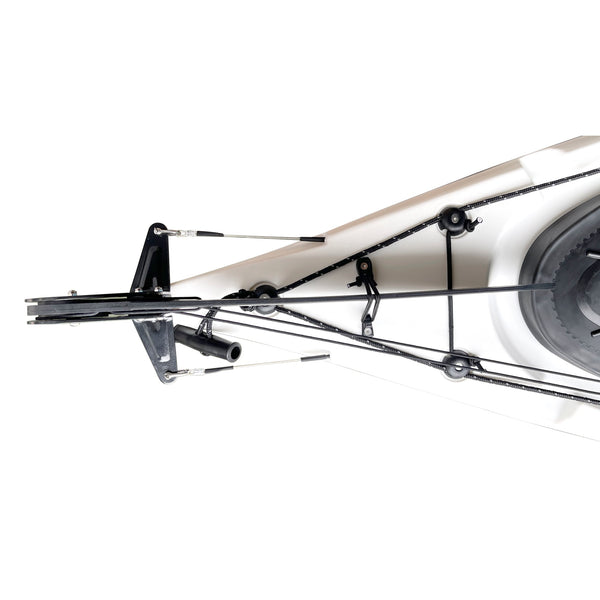 Aquanauta Pro 2022 - 3.3m Single Sit In Kayak with the rudder system