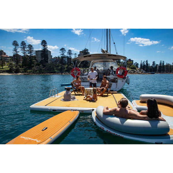 Inflatable Floating Dock, Air Pontoon & Swimming Platform I Bay Sports