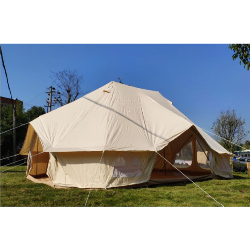 Luxury Canvas Emperor 6m Bell Tent Family Glamping Tents Bay Sports