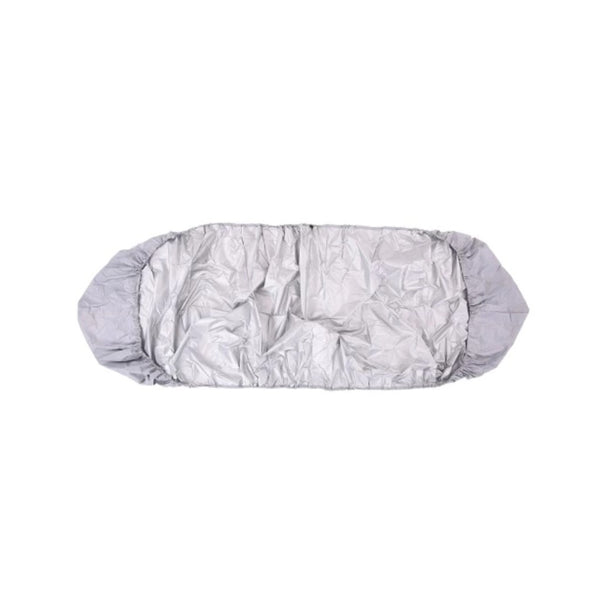 Kayak Canoe Cover Waterproof silver curled up