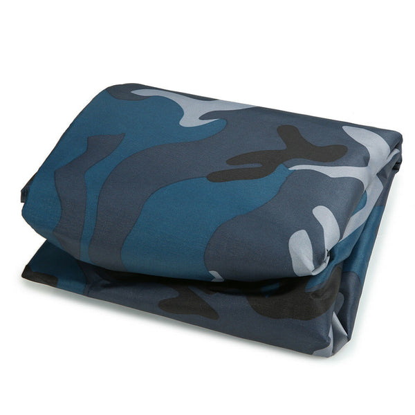 Kayak Canoe Cover Rolled up Blue Camo features