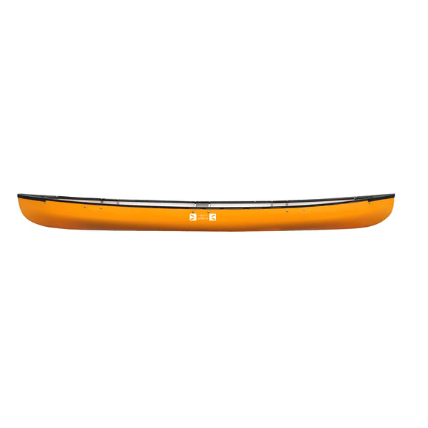 Escapade 400 four person canoe yellow (side view 2)