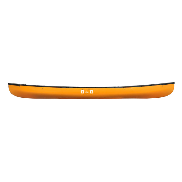 Escapade 400 four person canoe yellow (side view)