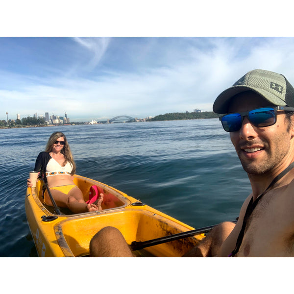 ClearBottom kayak on Sydney Harbour