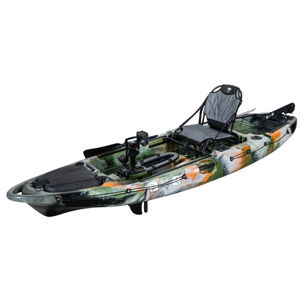 Pedal Fishing Kayak, Pedal-Powered Drive System w/ Rudder l Bay Sports