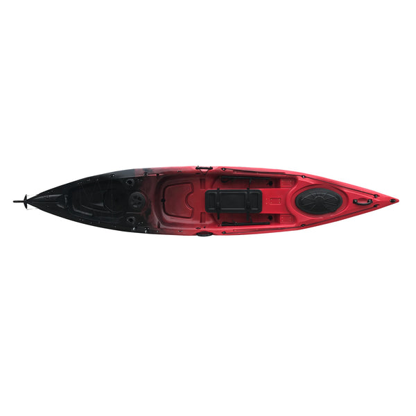 Angler Pro 4m Sit on Top Fishing Kayak Red Black