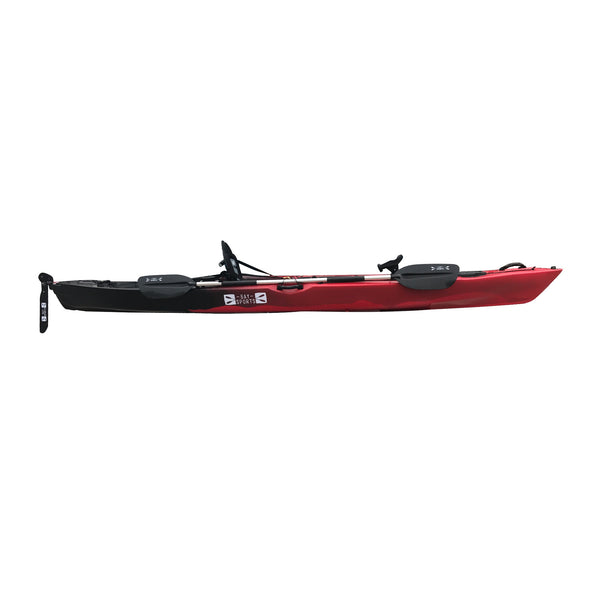 Angler Pro 4m Sit on Top Fishing Kayak Red Black