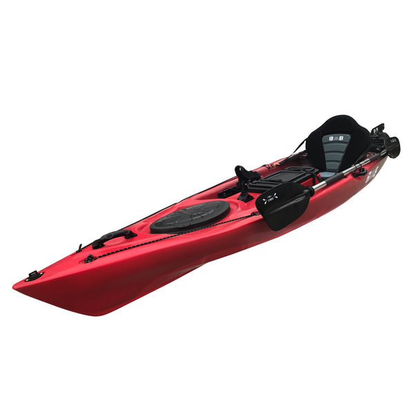 Angler Pro 4m Sit on Top Fishing Kayak Red Black