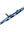 Angler Pro 4m Sit on Top Fishing Kayak Blue White Black with Stadium Seat Side Angler