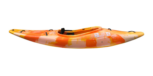 Bay Sports Gladiator White Water Kayak (side) Yellow Orange