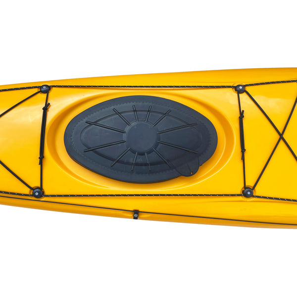 Expedition 2 Sit In Touring Kayak Yellow Rubber Hatch
