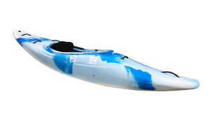 Bay Sports Gladiator White Water Kayak (side) White Blue