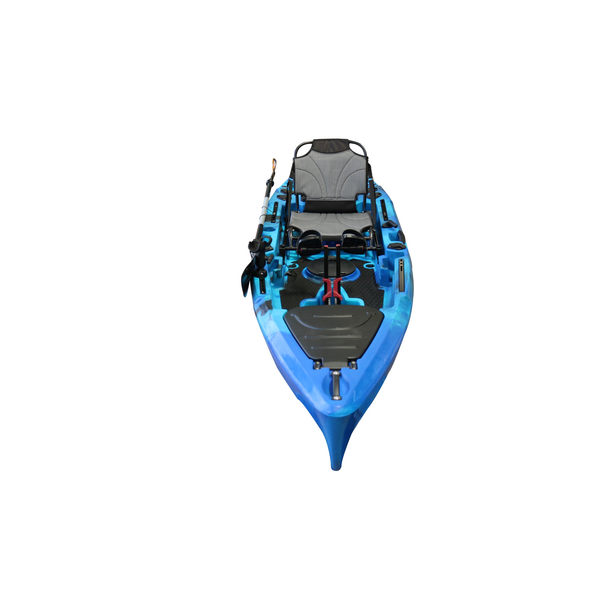 Pedal Fishing Kayak, Flap-Powered Drive System w/ Rudder l Bay Sports