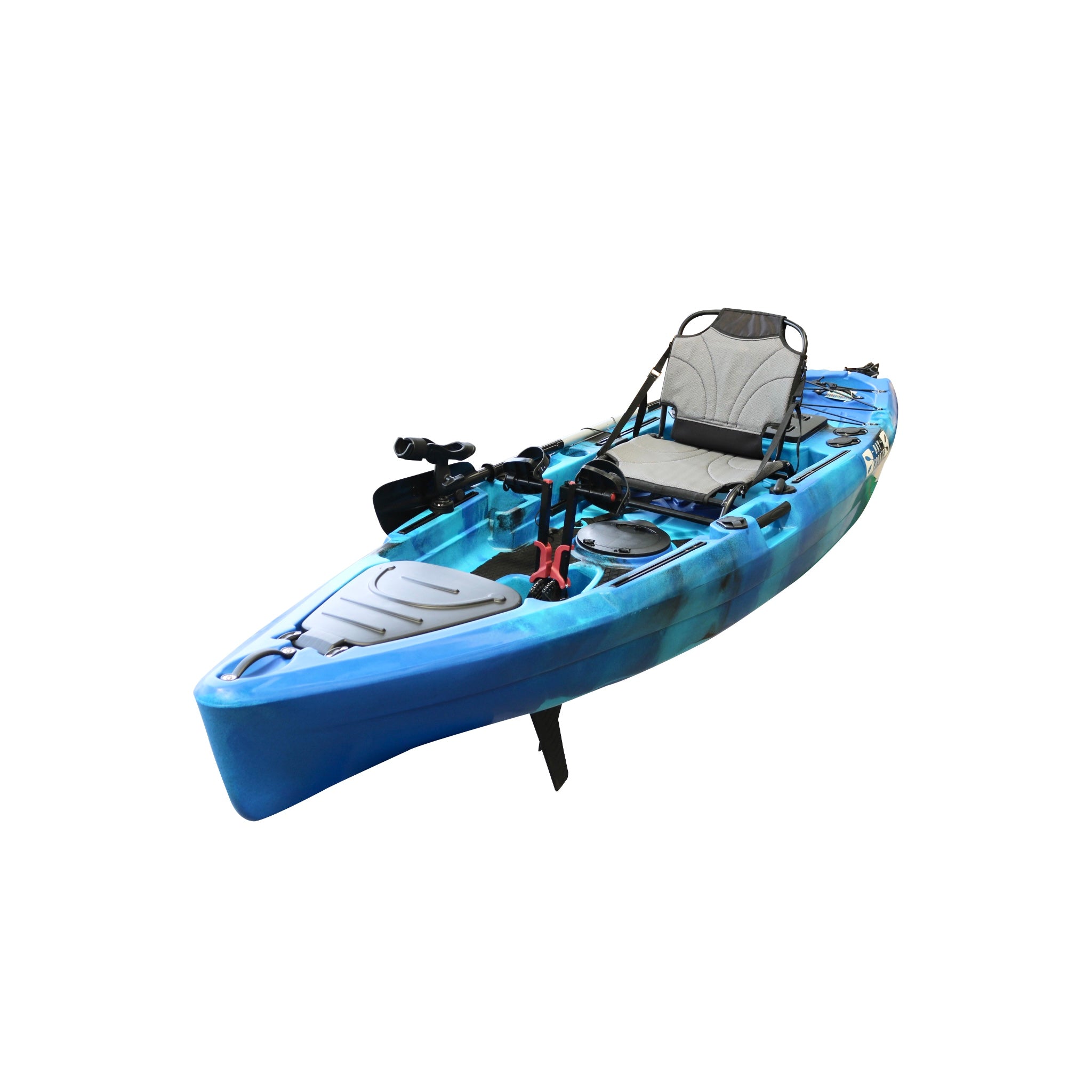 Pedal Fishing Kayak, Flap-Powered Drive System w/ Rudder l Bay Sports