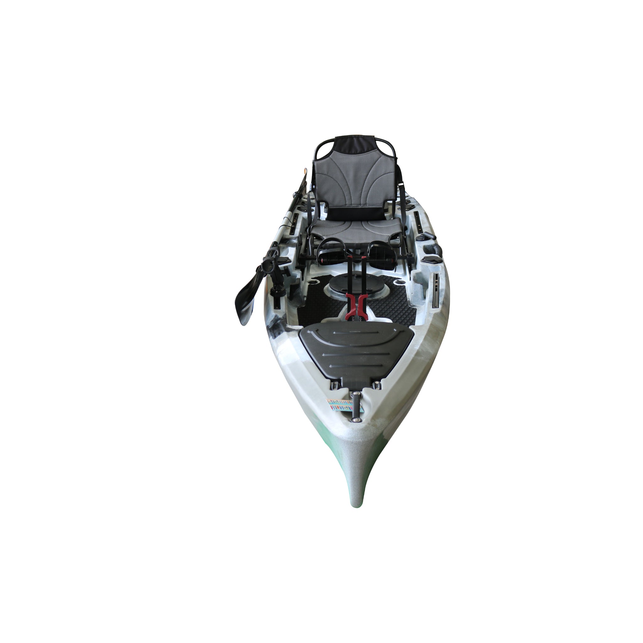 Pedal Fishing Kayak, Flap-Powered Drive System w/ Rudder l Bay Sports