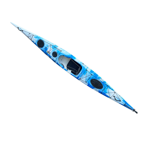 Expedition 2 Sit In Touring Kayak White/Blue 4