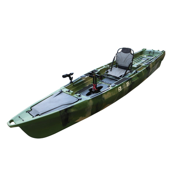 Pedal Pro Fish - 3.9m Pedal-Powered Fishing Kayak w/ MaxDrive 360 jungle camo 1