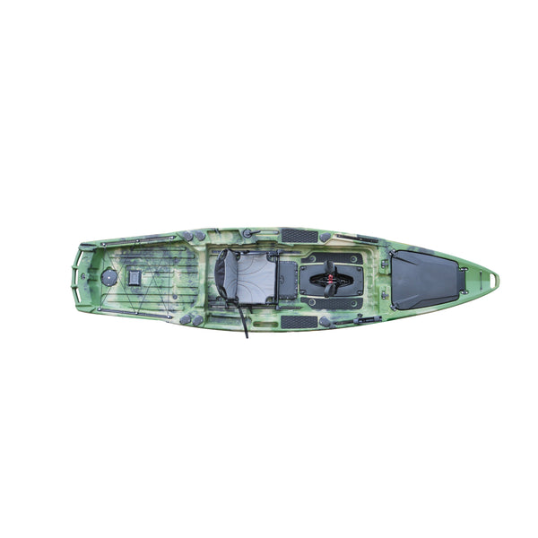 Pedal Pro Fish - 3.9m Pedal-Powered Fishing Kayak w/ MaxDrive 360 jungle camo 2