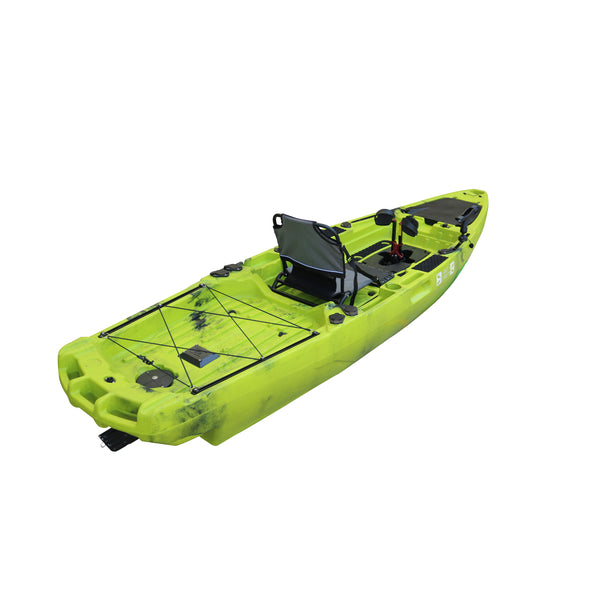 Pedal Pro Fish - 3.9m Pedal-Powered Fishing Kayak w/ MaxDrive 360 apple green black 1