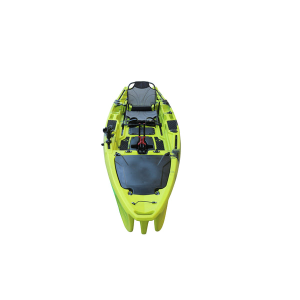 Pedal Pro Fish - 3.9m Pedal-Powered Fishing Kayak w/ MaxDrive 360 apple green black 3
