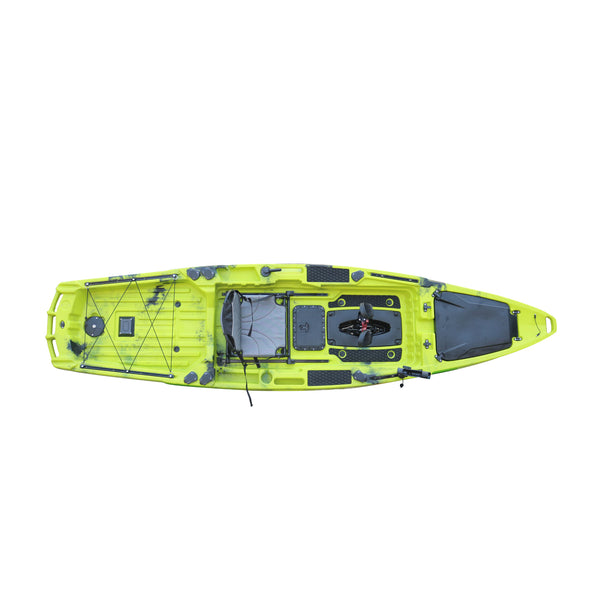 Pedal Pro Fish - 3.9m Pedal-Powered Fishing Kayak w/ MaxDrive 360 apple green black 6