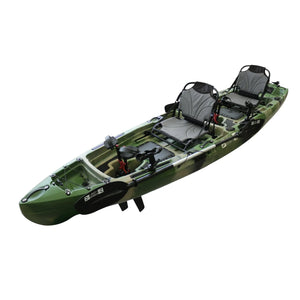 Pedal Pro Fish Tandem - 4.1m Flap-Powered Fishing Kayak Bay Sports