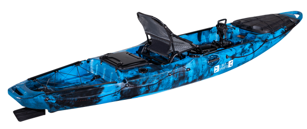 Pedal Pro Fish XL 4m Pedal Fishing Kayak (Bay Sports) BLUECAMOREARANGLE
