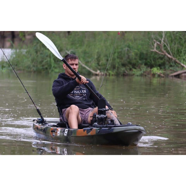 Pedal Pro Fish Pedal Kayak 3.2m 10ft Bay Sports on water