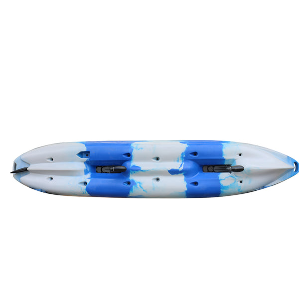 PedalProFish-4.3m Tandem Pedal Powered Fishing kayak Dark Blue/White