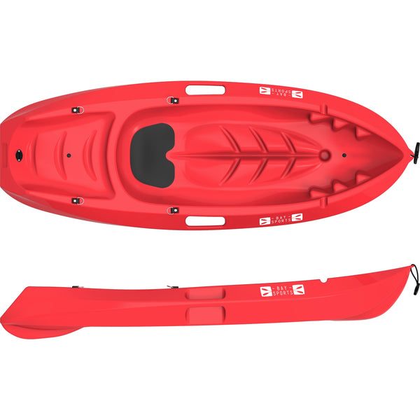 Lil' Red - Kids Kayak Red top view