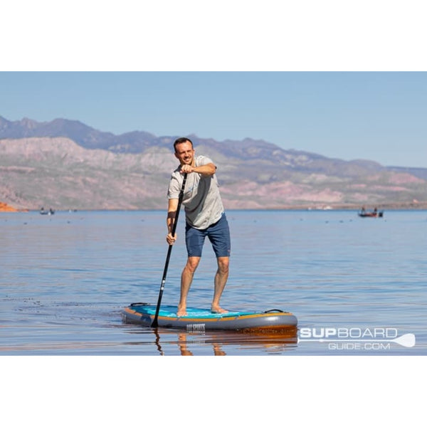 11' Mandala Series - Inflatable Yoga Stand Up Paddle Board man on board