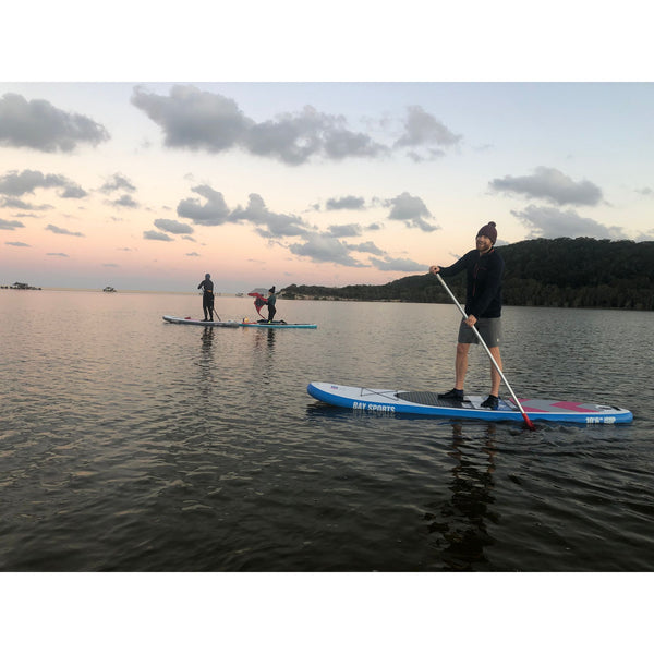 Best value inflatable stand up paddle boards on water 10'6 EXPLORE bay sports
