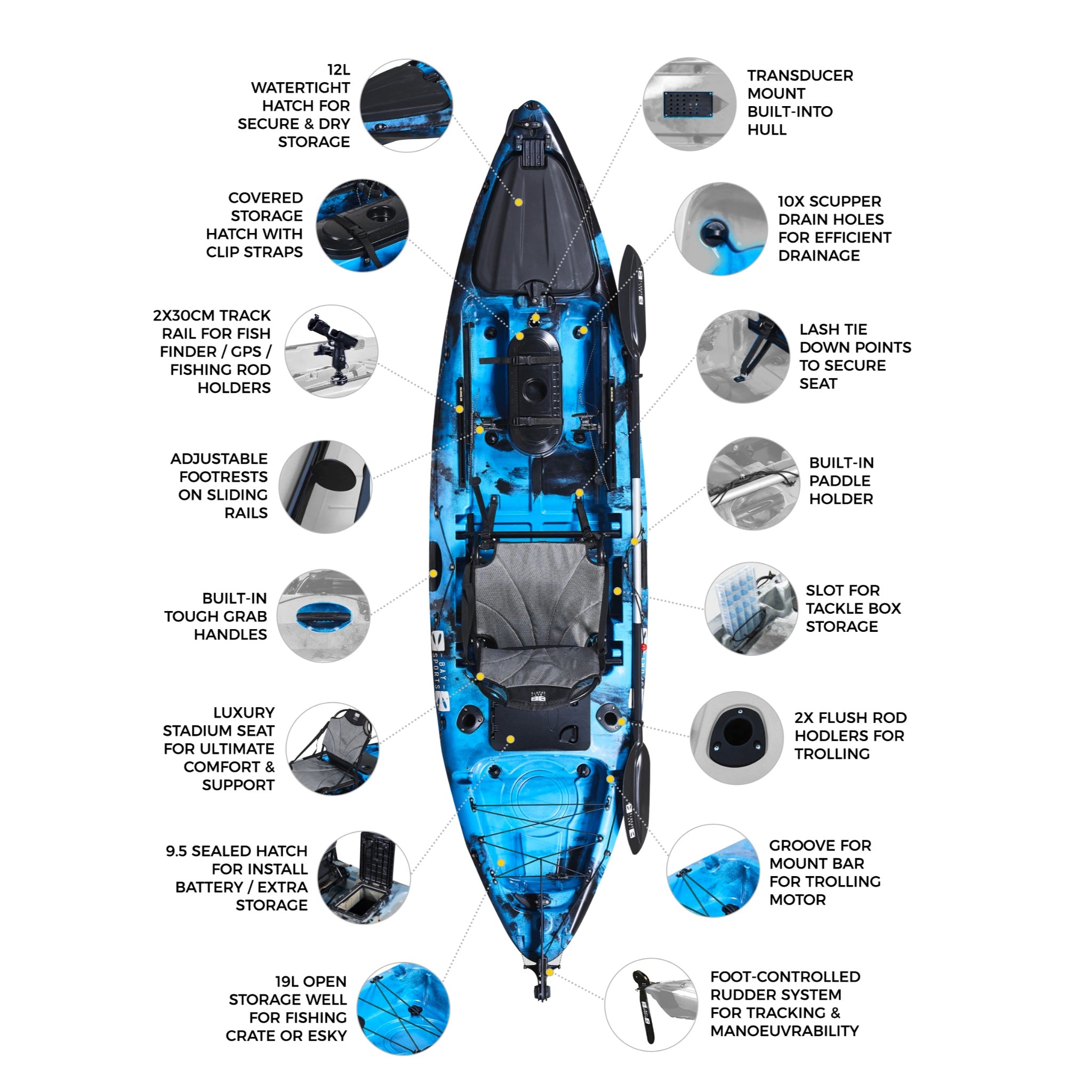 BigGame Pro 10 - 3.1m Fishing Kayak