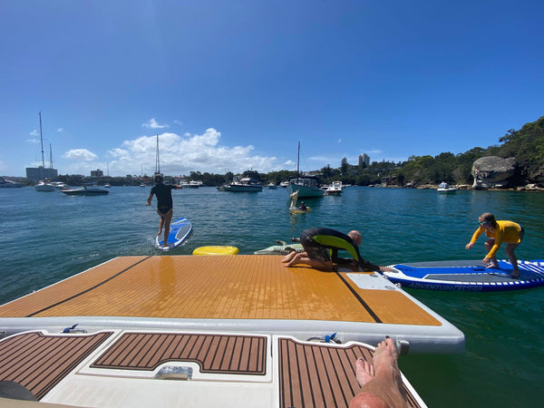 Wood Look Air Pontoon