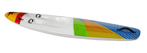 a Pullen MK2 Surf Ski with colorful design 
