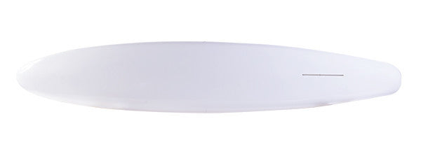 Bottom view of the 3.0 Wave Ski, Fibreglass & carbon composite  core-mat / vinyl ester resin