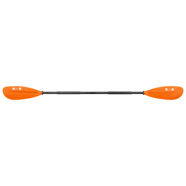 2-piece Fibreglass Blade Orange with Aluminium Shaft Kayak Paddle 2