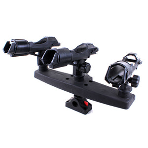 Triple Mount Multi-Function Fishing Rod Holder 