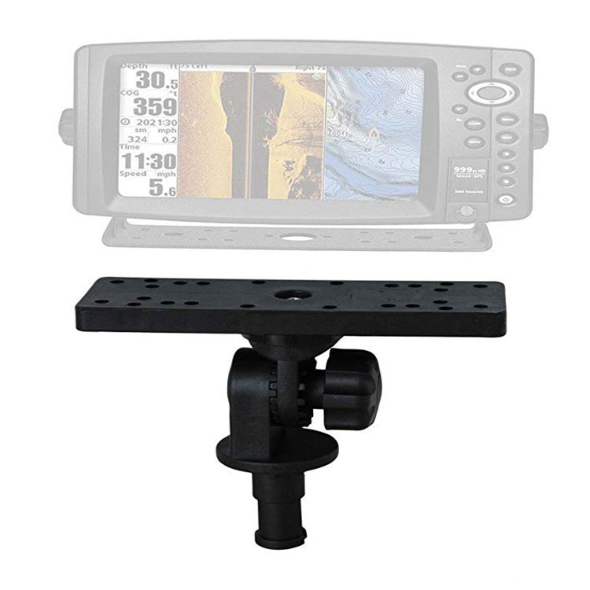 Universal Fishfinder Mount Square or Rectangular Panel 180-360